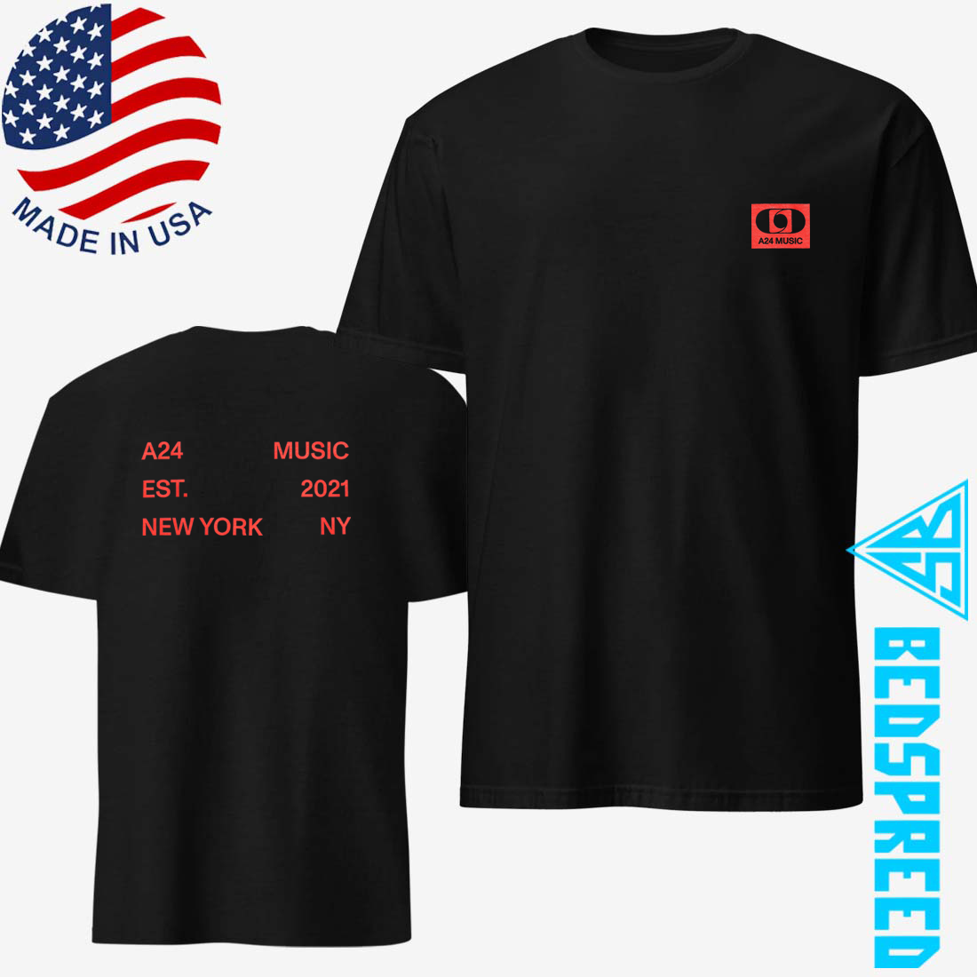 A24 Music EST Tee