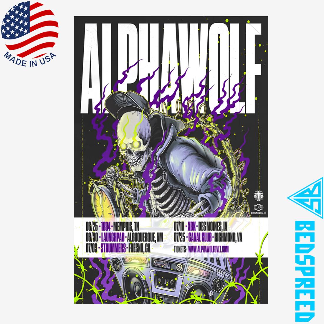 Alpha Wolf Summer Tour 2025 Poster