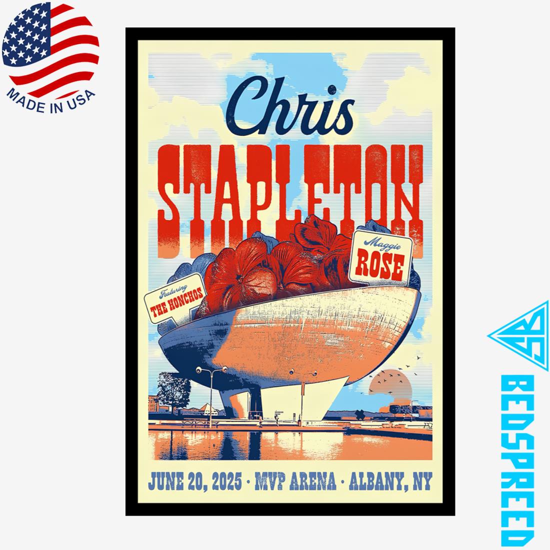 Chris Stapleton MVP Arena Albany NY June 20 2025 Poster