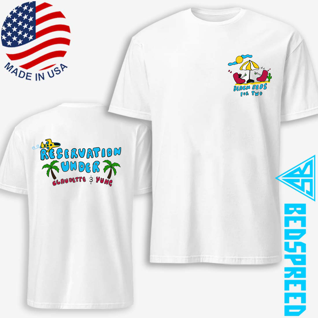 Claudette Beach Bums T-Shirt