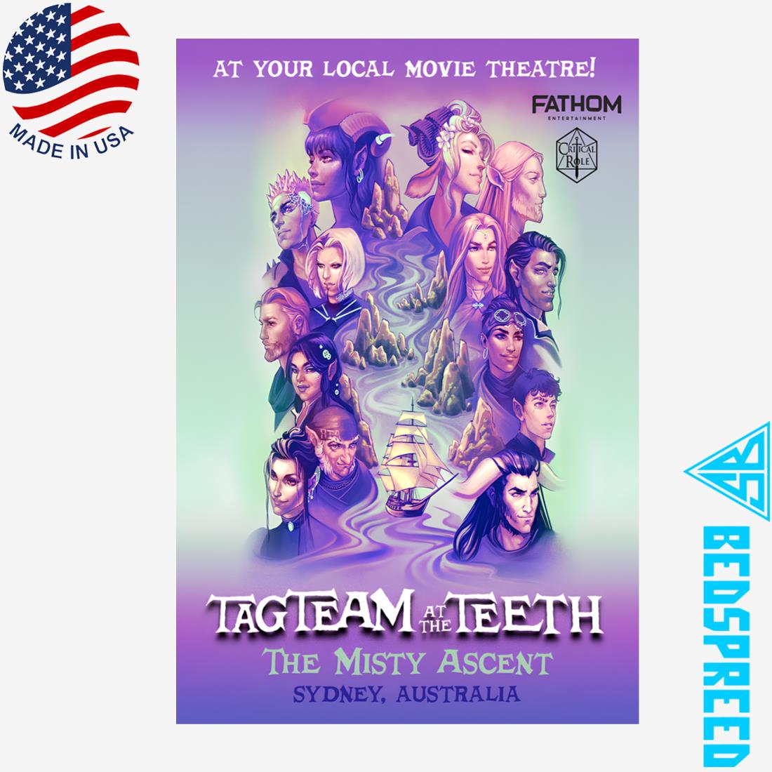 Critical Role Tag Team at the Teeth The Misty Ascent Poster