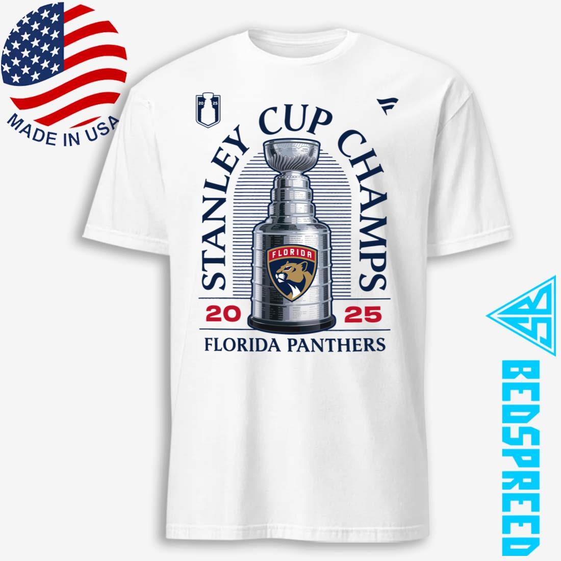 Florida Panthers Fanatics 25 Stanley Cup Champions Locker Room T-shirt