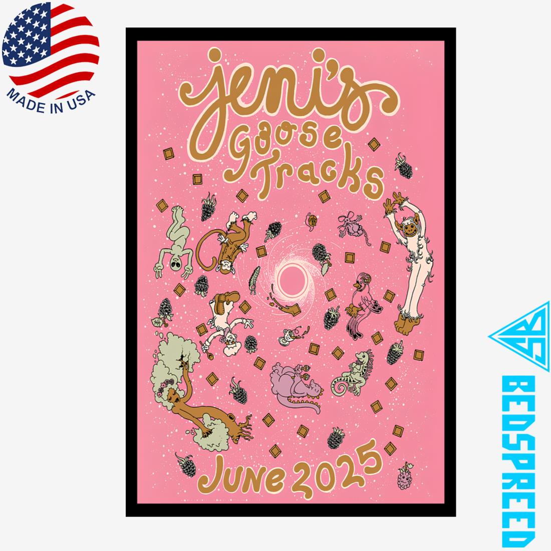 Jeni\'s Goose Tracks June 25 Poster