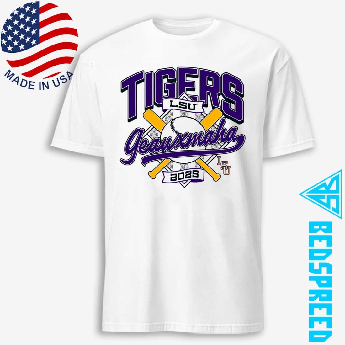 LSU 2025 Baseball Regional Geauxmaha T-Shirt