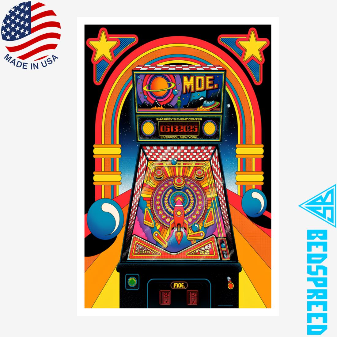 Moe June 13 2025 Sharkeys Summer Stage Liverpool NY Poster