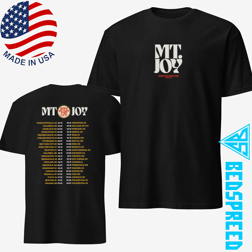 Mt Joy Tour 2025 Tee