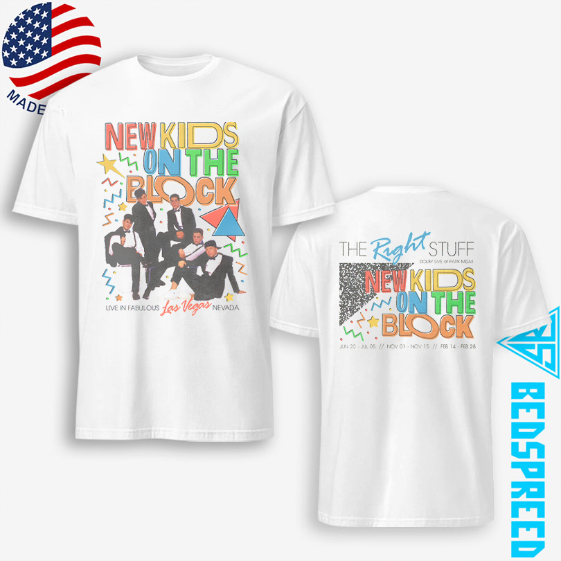 New Kids On The Block 2025 The Right Stuff Dolby Theater T-shirt