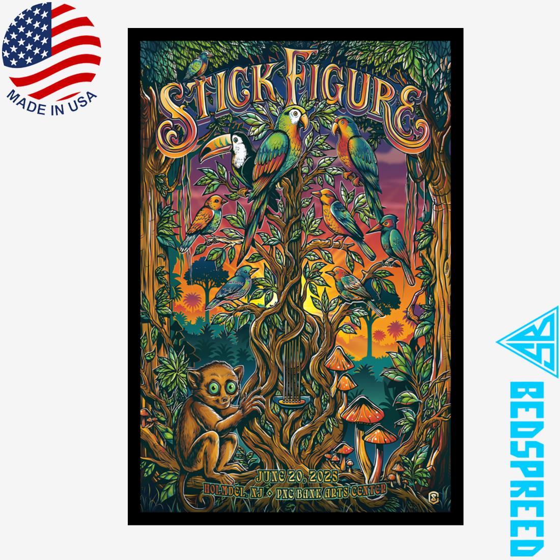 Poster Stick Figure June 20 2025 PNC Bank Arts Center Holmdel NJ