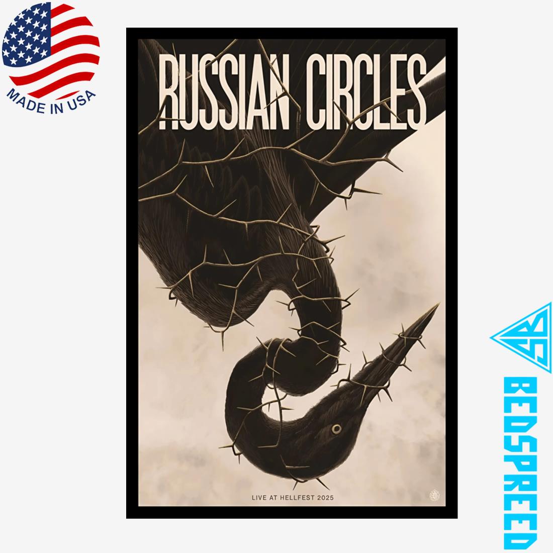 Russian Circles Live at Hellfest 2025 Poster