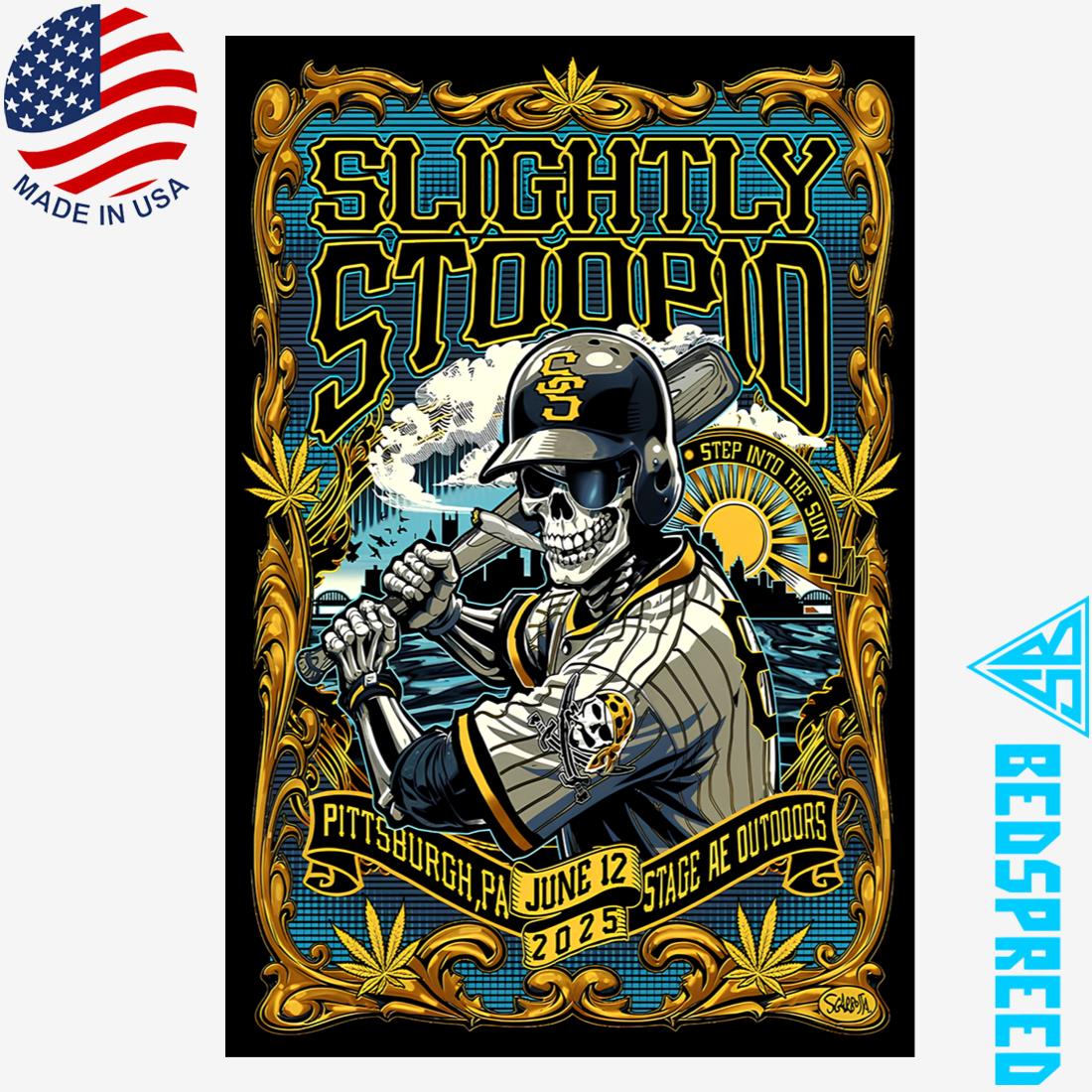 Slightly Stoopid June 12 2025 Stage AE Outdoors Pittsburgh PA Poster