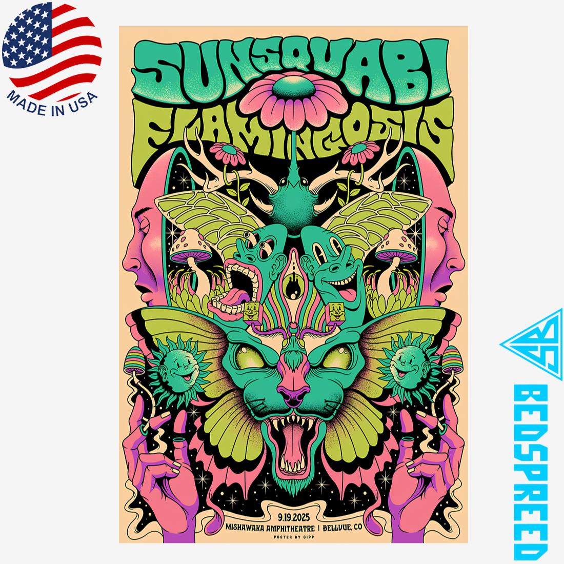 Sunsquabi Sept 19 2025 Mishawaka Amphitheatre Poster