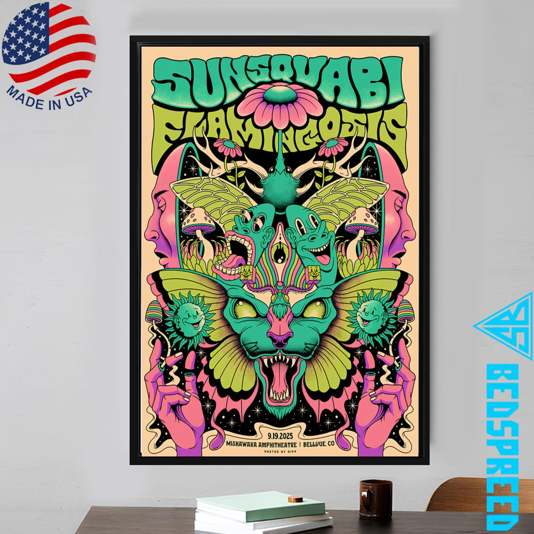 Sunsquabi Sept 19 2025 Mishawaka Amphitheatre Poster