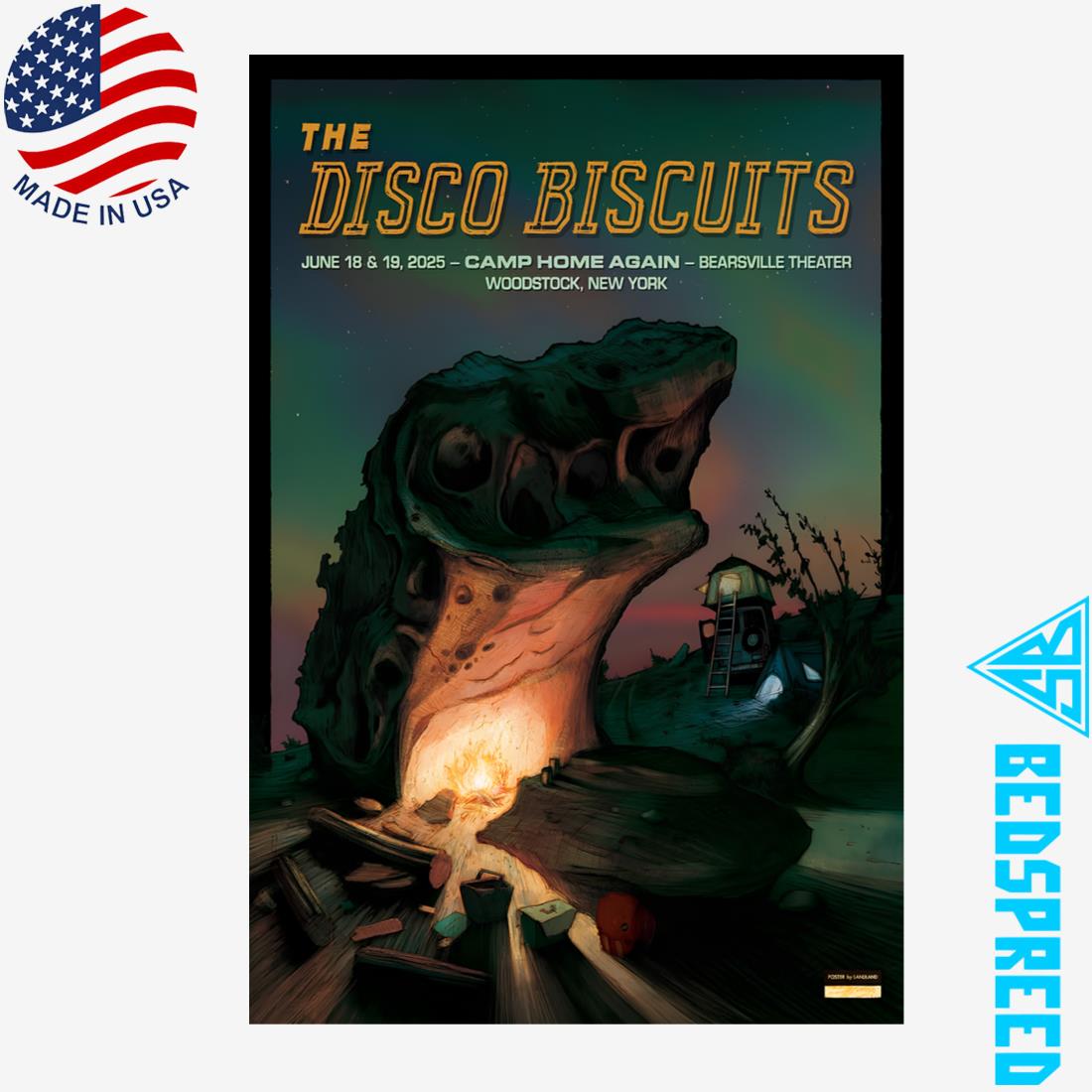 The Disco Biscuits June 18-19 2025 Bearsville Theater in Woodstock NY Poster