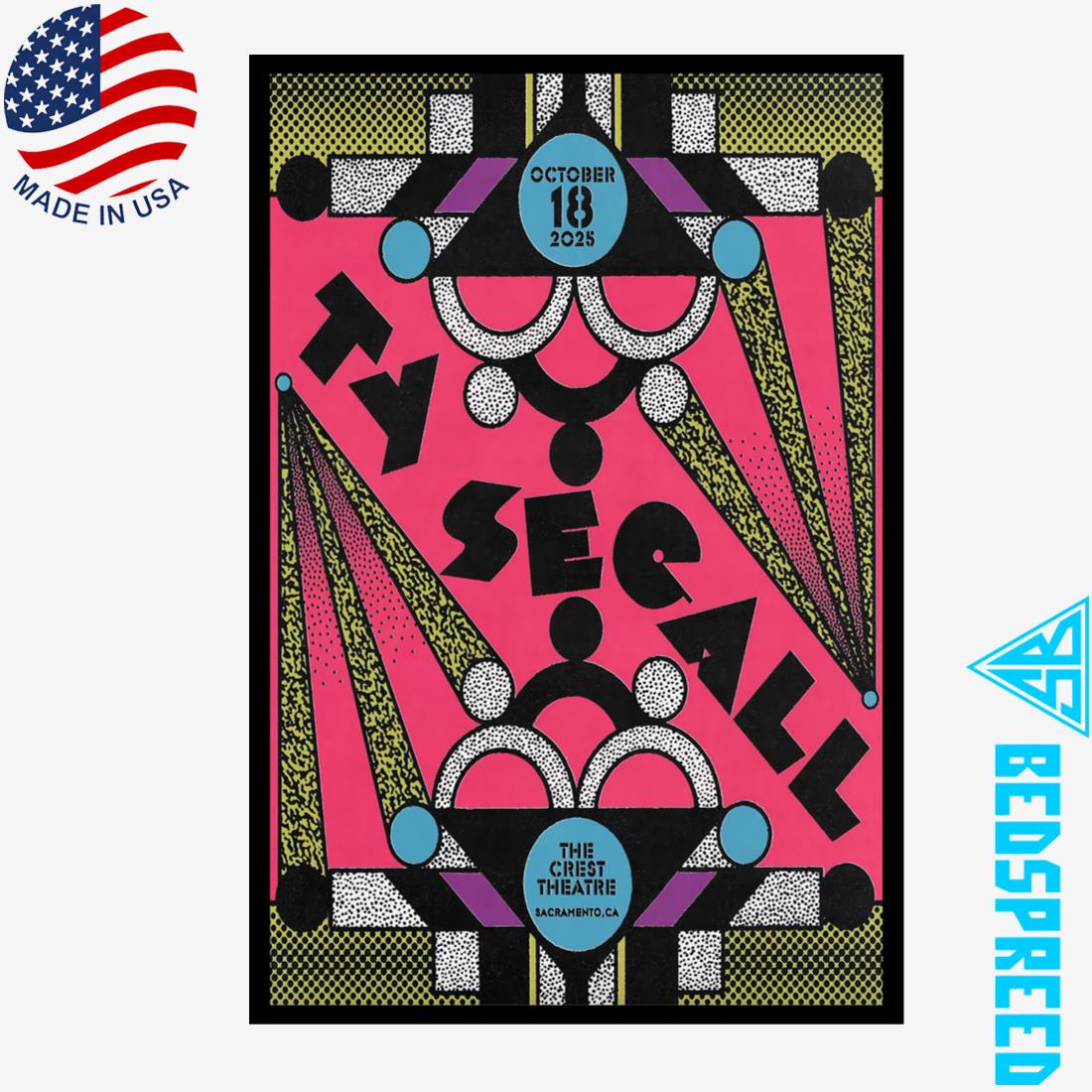 Ty Segall The Crest Theatre. Sacramento, CA Oct 18 2025 Poster