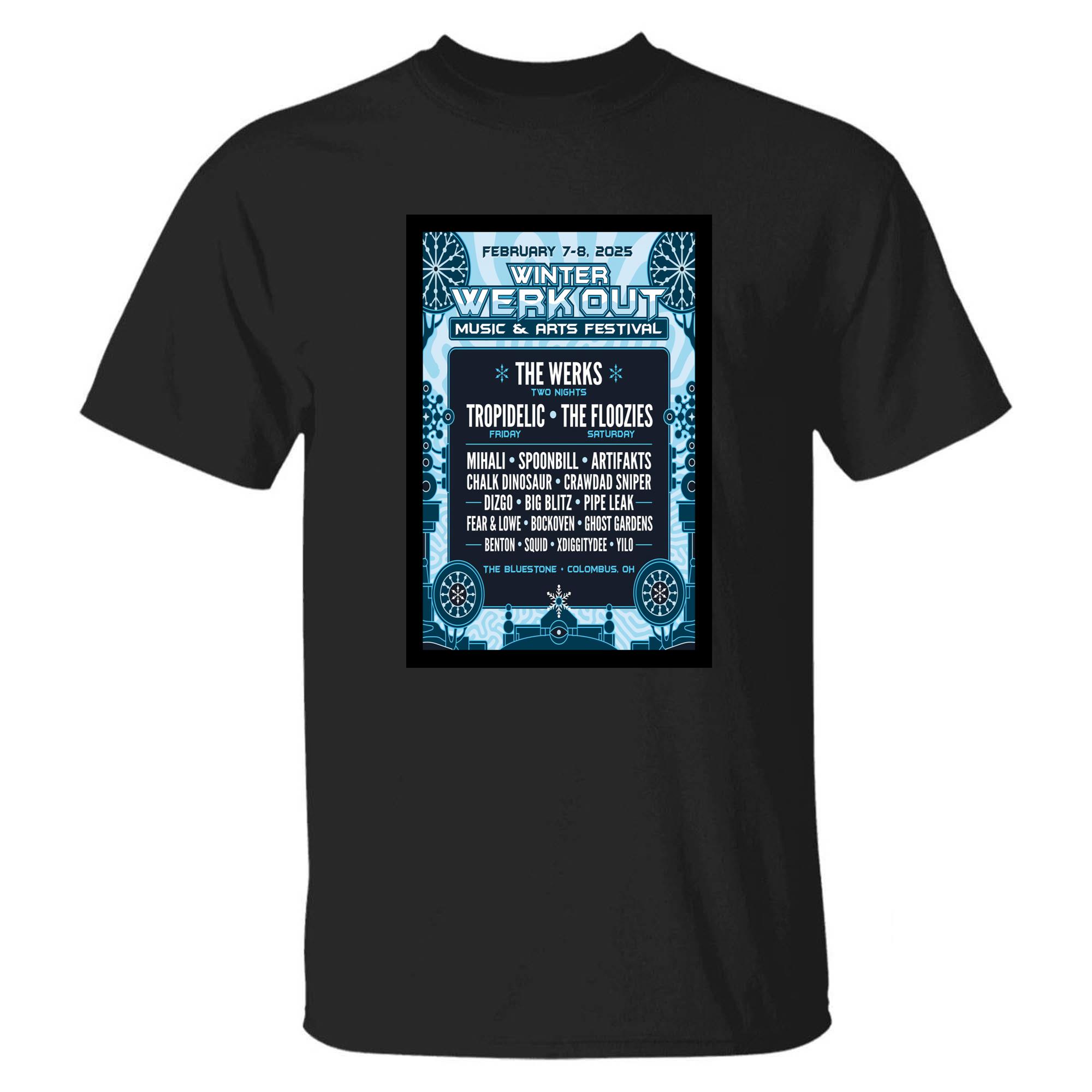 Winter Werk Out Music And Arts Festival Feb 7-8 2025 The Bluestone In Columbus OH Poster